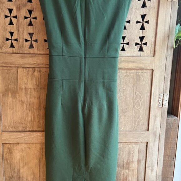 Boden Jessica Ponte Knit Sheath Dress – Green – Size 8 - Picture 2 of 8